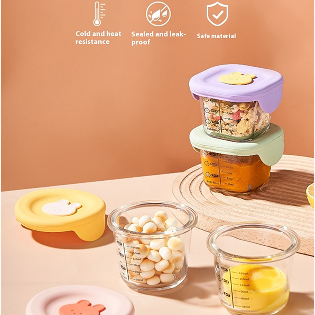 4 Pak/Lot Stoples Makanan Bayi - Food Storage Non Toxic ulasan dan harga