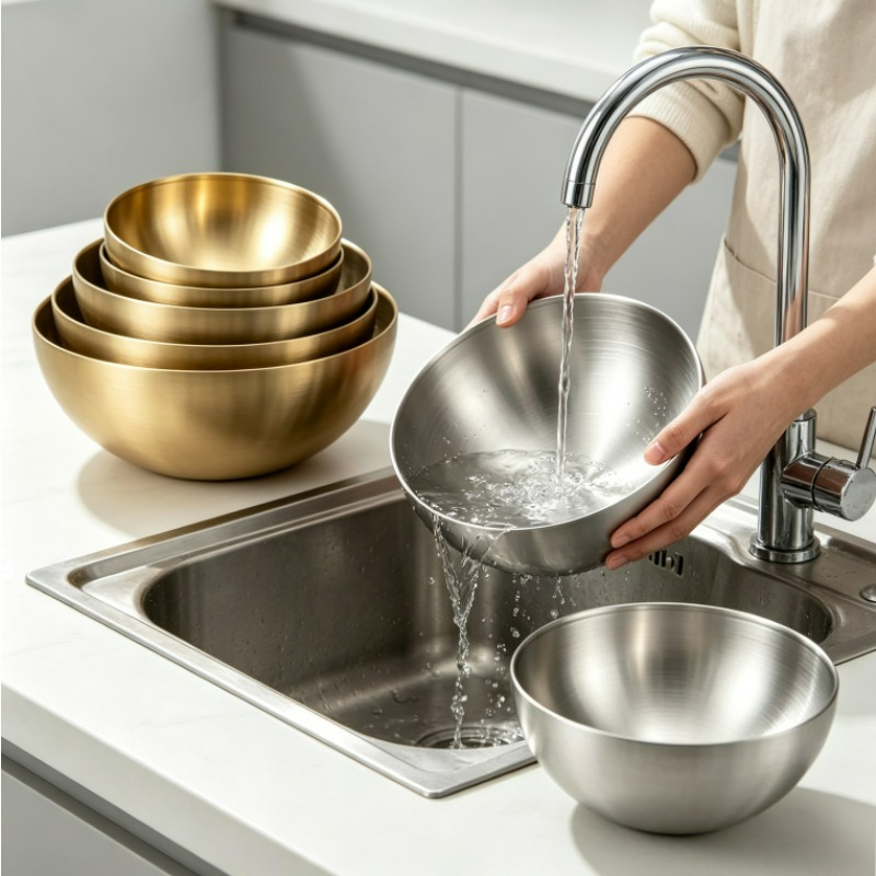 Mangkuk Pencampur Stainless St - Food Storage Stainless Steel Containers ulasan dan harga